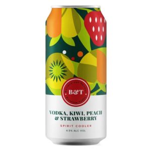 B&T Vodka & Kiwi Peach Strawberry 440ml